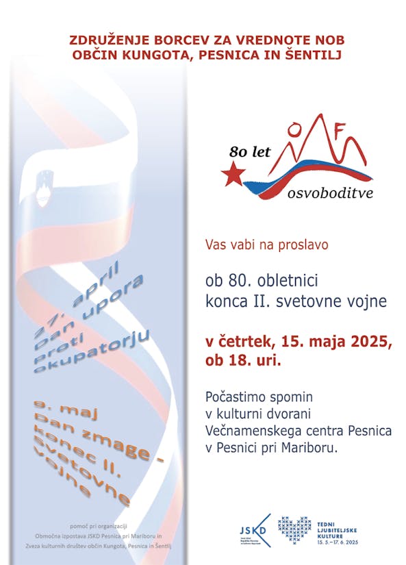 PROSLAVA OB 80. OBLETNICI KONCA II. SVETOVNE VOJNE